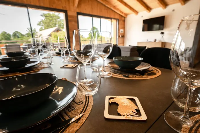 Table dressée haut de gamme